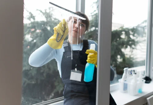 Nettoyage de vitres intérieures et extérieures à Damrémont